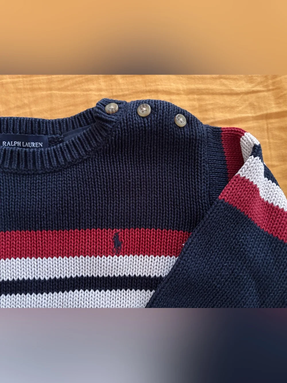 Vintage Ralph Lauren Americana Striped Sweater